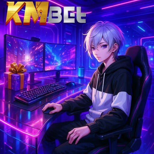 Imagem promocional da KMBET apresentando a plataforma e seus diferenciais
