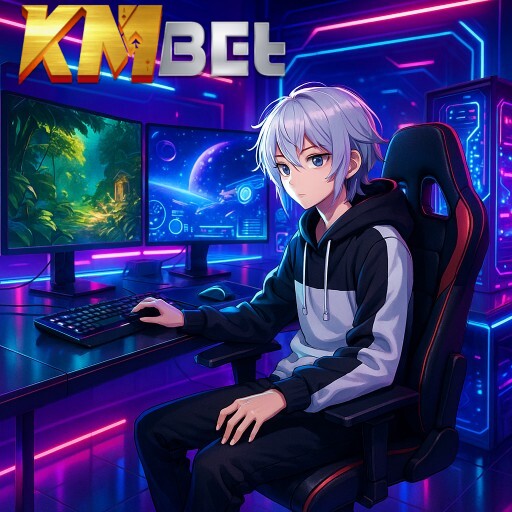 Imagem promocional da KMBET mostrando a plataforma e suas vantagens