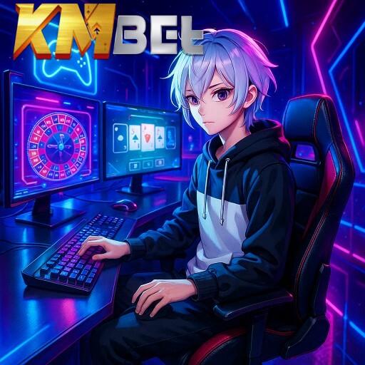 Imagem promocional da KMBET mostrando a plataforma e suas vantagens