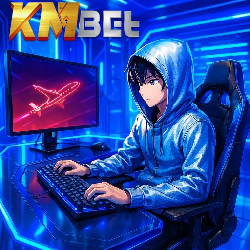 Imagem promocional da KMBET mostrando a plataforma e suas vantagens