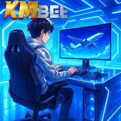 Imagem promocional da KMBET mostrando a plataforma e suas vantagens