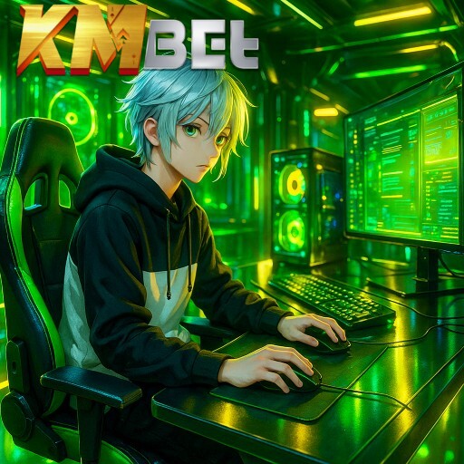Imagem promocional da KMBET mostrando a plataforma e suas vantagens