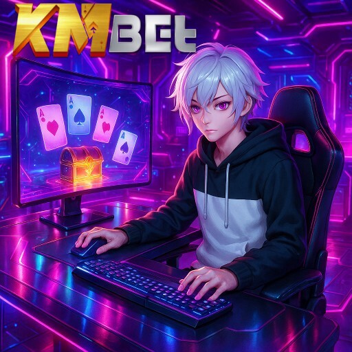 Imagem promocional da KMBET mostrando a plataforma e suas vantagens