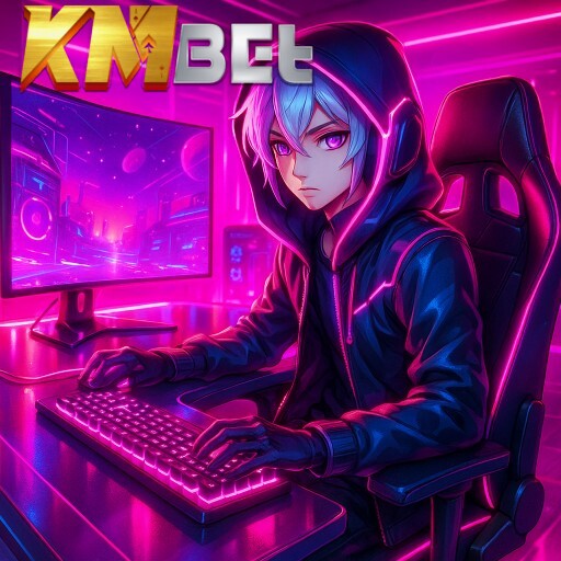 Imagem promocional da KMBET mostrando a plataforma e suas vantagens